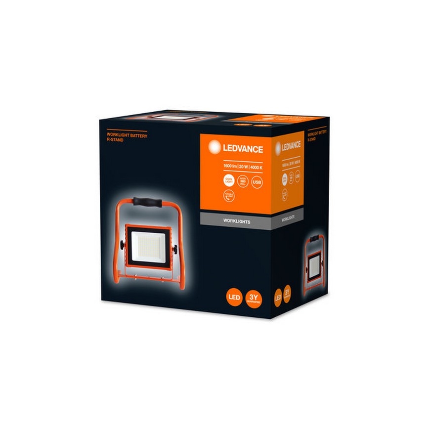 Ledvance - LED Floodlight R-STAND LED/20W/5V 2200 mAh IP44