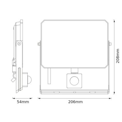 Ledvance - LED Floodlight with motion and dusk sensor FLOODLIGHT LED/50W/230V 3000K IP65