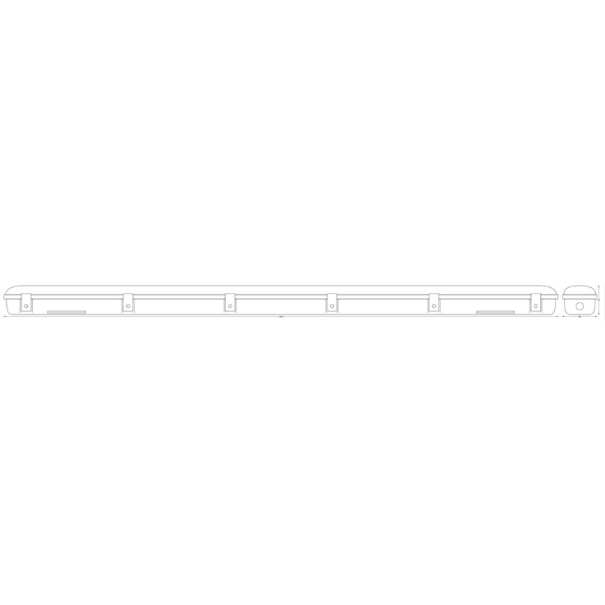Ledvance - LED Heavy-duty light with a sensor SUBMARINE 1xG13/19W/230V IP65