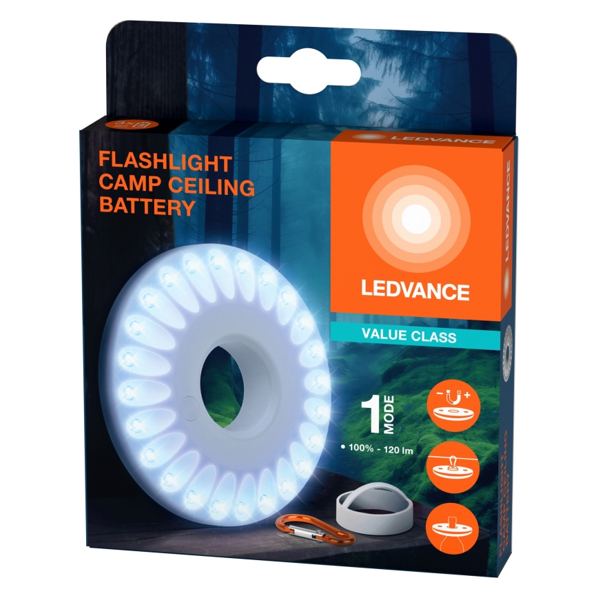 Ledvance - LED Light FLASHLIGHT CAMP LED/1,2W/3xAAA