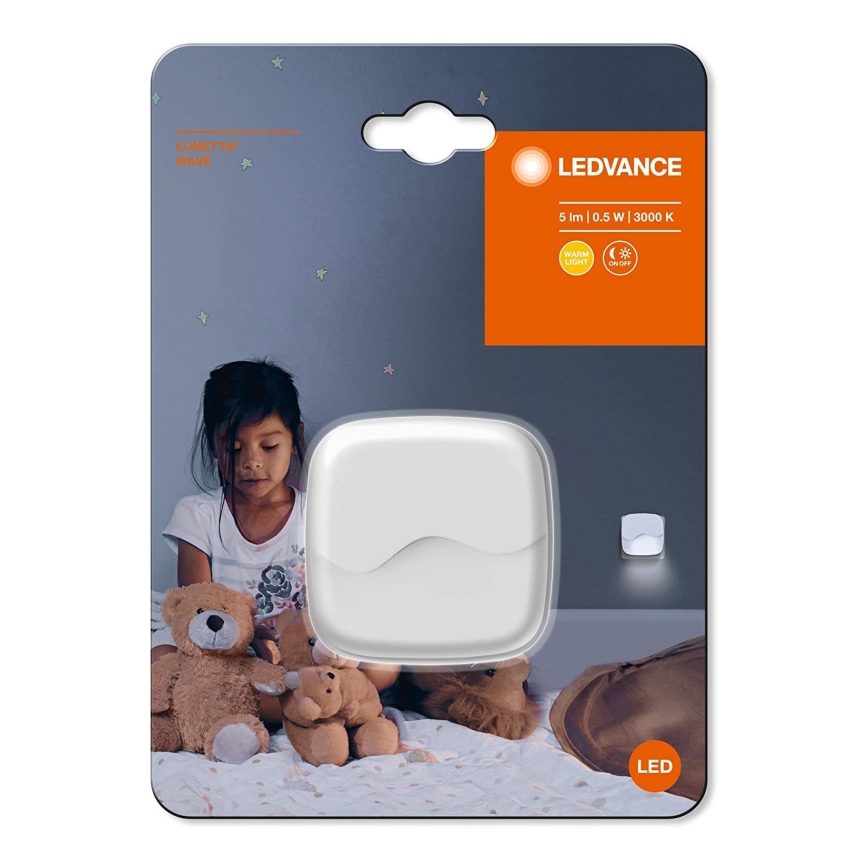 Ledvance - LED Night socket light with sensor LUNETTA LED/0,5W/230V 3000K