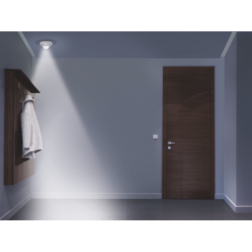 Ledvance - LED Orientation light with sensor NIGHTLUX LED/1,7W/3xAA 4000K