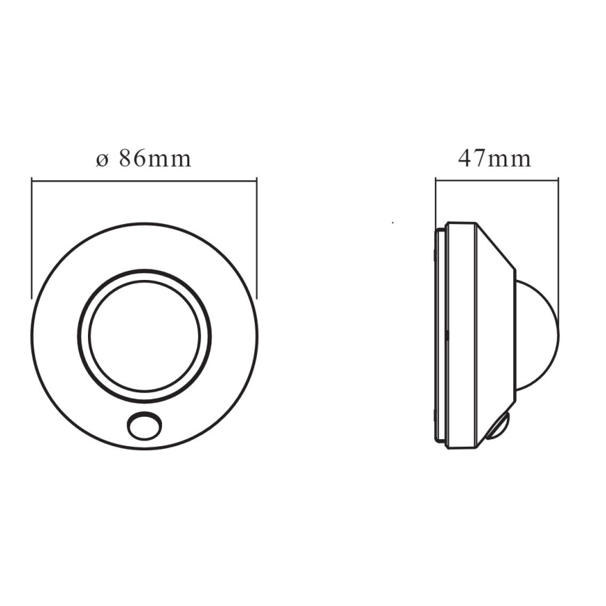 Ledvance - LED Orientation light with sensor NIGHTLUX LED/1,7W/3xAAA 4000K