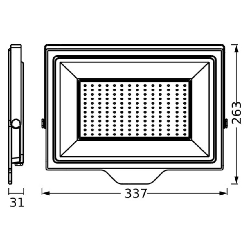 Ledvance - LED Outdoor wall floodlight FLOODLIGHT ESSENTIAL LED/150W/230V IP65