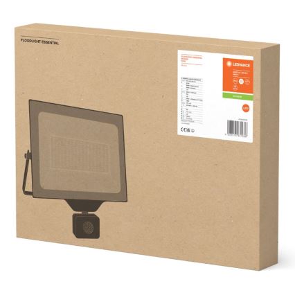 Ledvance - LED Outdoor Wall-Mounted Floodlight with Sensor FLOODLIGHT ESSENTIAL LED/200W/230V IP44
