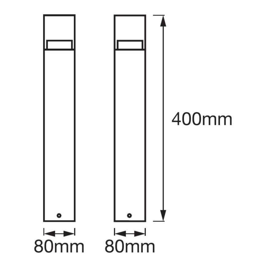 Ledvance - LED Outdoor lamp CRYSTAL 1xLED/4,5W/230V IP44 40 cm