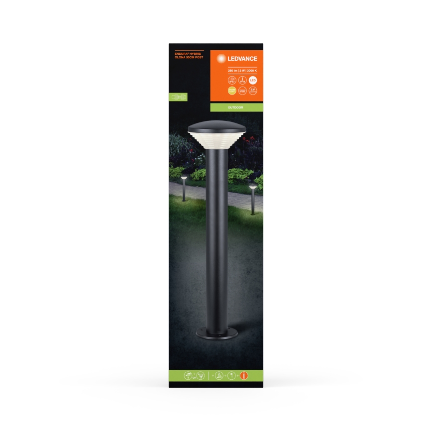 Ledvance - LED Outdoor lamp ENDURA HYBRID OLONA LED/2W/12V IP44