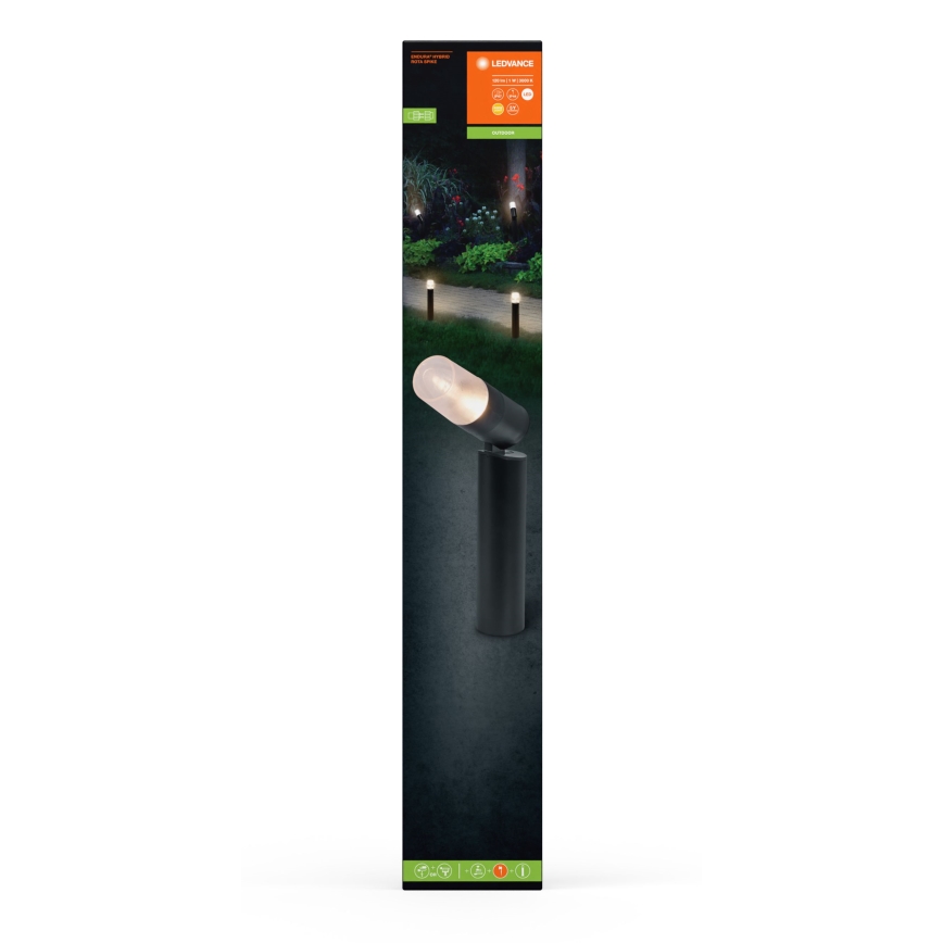Ledvance - LED Outdoor lamp ENDURA HYBRID ROTA SPIKE LED/1W/12V IP44