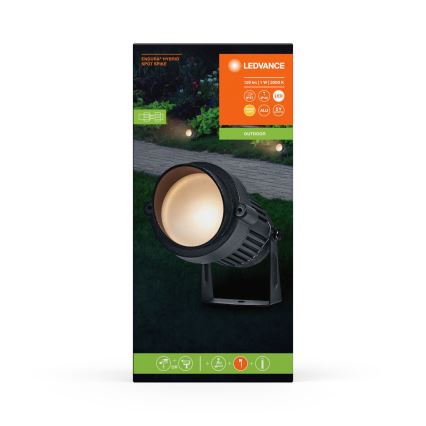 Ledvance - LED Outdoor lamp ENDURA HYBRID SPOT SPIKE LED/1W/12V IP44