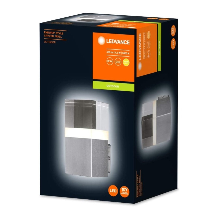 Ledvance - LED Outdoor wall light CRYSTAL 1xLED/4,5W/230V IP44
