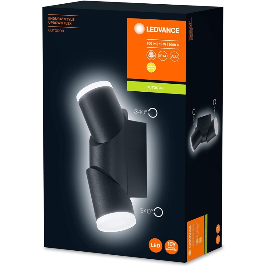 Ledvance - LED Outdoor wall light ENDURA 2xLED/13W/230V IP44