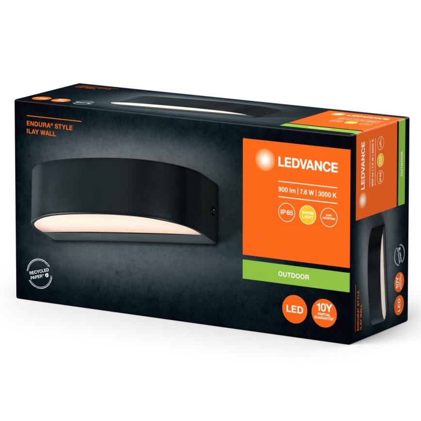 Ledvance - LED Outdoor wall light ENDURA STYLE ILAY 2xLED/3,8W/230V IP65
