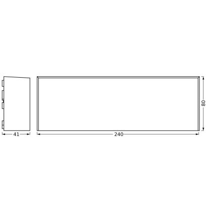 Ledvance - LED Outdoor wall light ENDURA STYLE IVO LED/6,5W/230V IP65