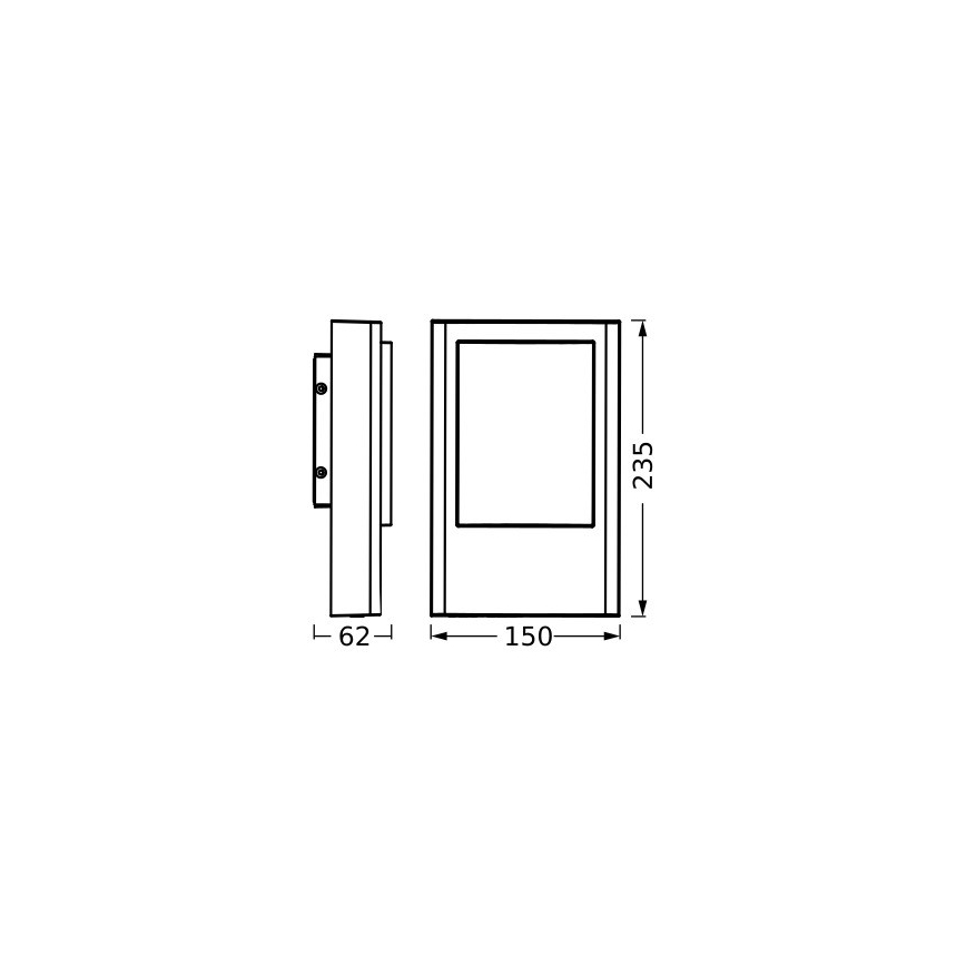 Ledvance - LED Outdoor wall light ENDURA STYLE LED/12,5W/230V IP44