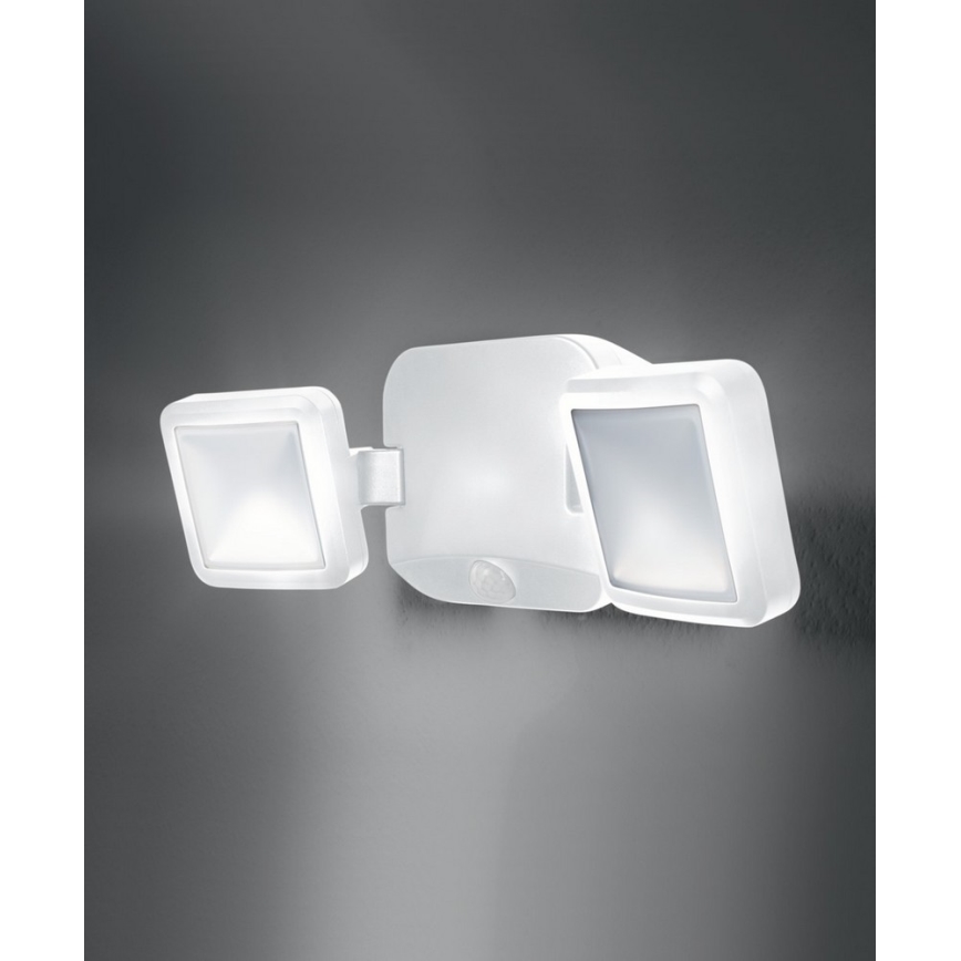 Ledvance - LED Outdoor wall light with a sensor BATTERY 2xLED/10W/6V IP54