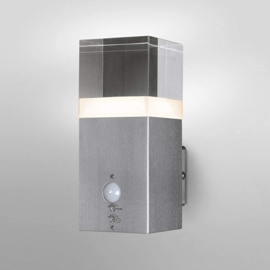 Ledvance - LED Outdoor wall light with a sensor CRYSTAL 1xLED/5W/230V IP44
