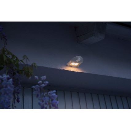 Ledvance - LED Outdoor wall light with a sensor DOORLED LED/1W/3xAA IP54