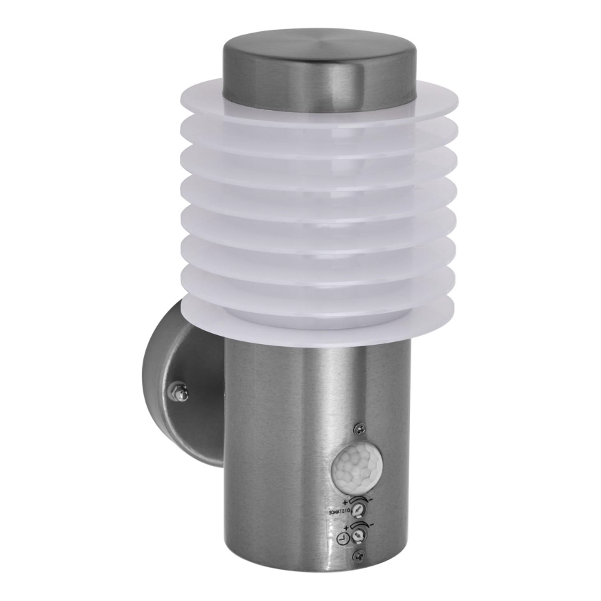 Ledvance - LED Outdoor wall light with a sensor ENDURA RONDO LED/9,5W/230V IP44 chrome