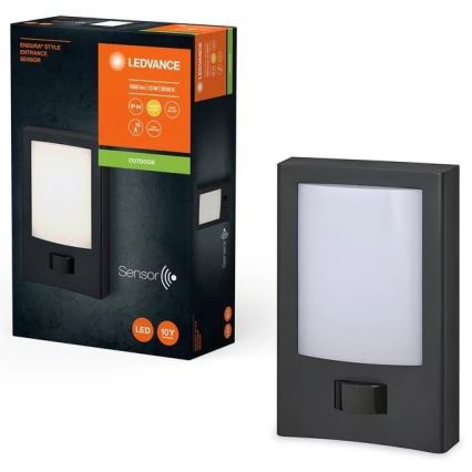 Ledvance - LED Outdoor wall light with a sensor ENDURA STYLE LED/13W/230V IP44