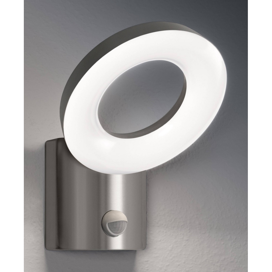 Ledvance - LED Outdoor wall light with a sensor LOOP 1xLED/12W/230V IP44