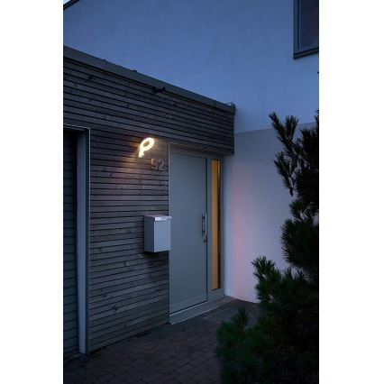 Ledvance - LED Outdoor wall light with a sensor LOOP 1xLED/12W/230V IP44