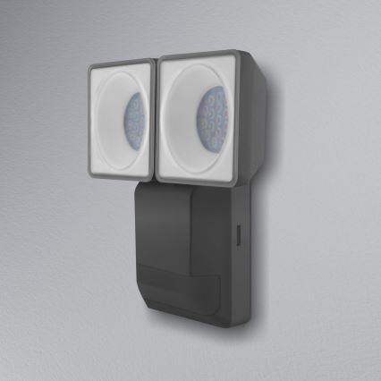 Ledvance - LED Outdoor wall light with a sensor SPOT 2xLED/8W/230V IP55