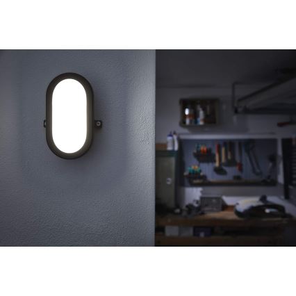 Ledvance - LED Outdoor walll light BULKHEAD LED/11W/230V IP54 black