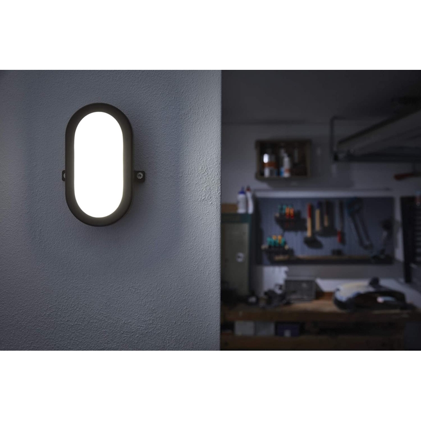 Ledvance - LED Outdoor walll light BULKHEAD LED/11W/230V IP54 black