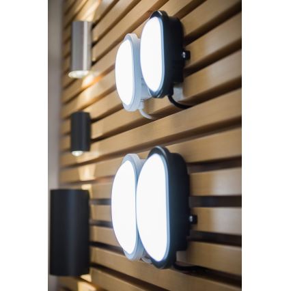 Ledvance - LED Outdoor walll light BULKHEAD LED/11W/230V IP54 black