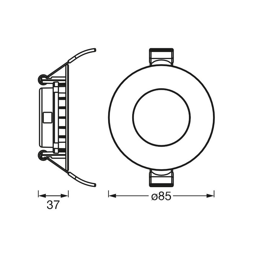 Ledvance - LED Recessed light SLIM LED/4,5W/230V 4000K