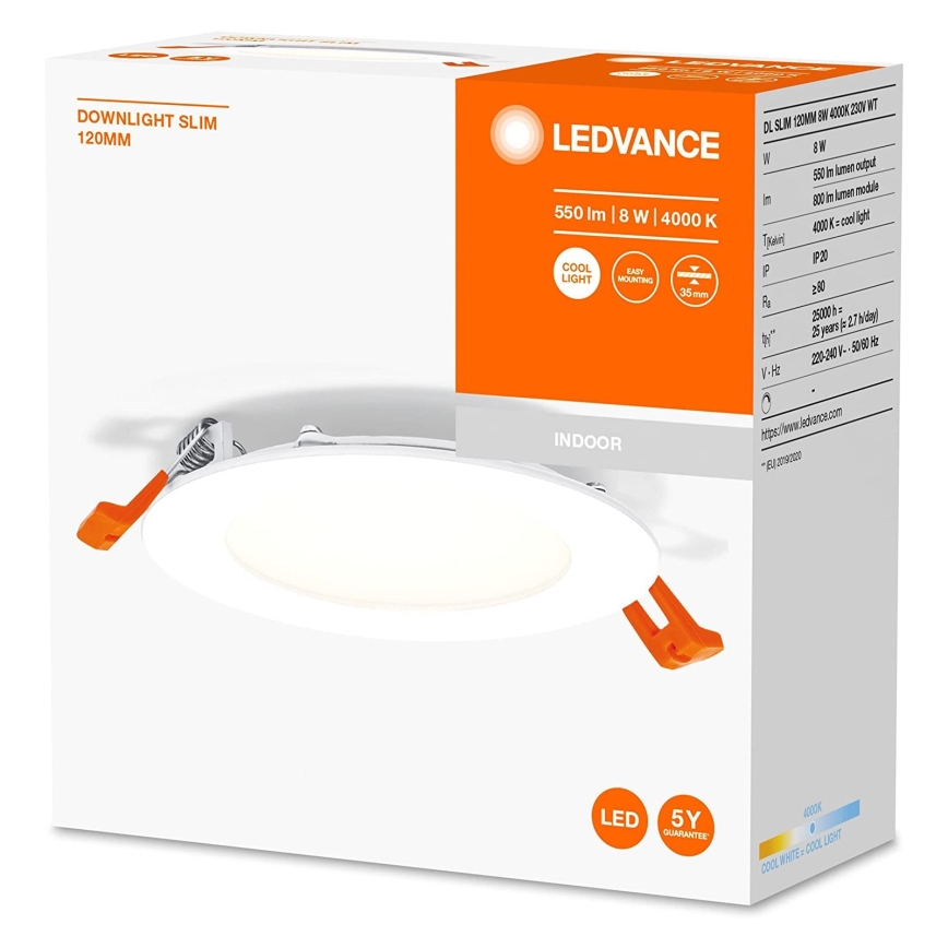 Ledvance - LED Recessed light SLIM LED/8W/230V 4000K