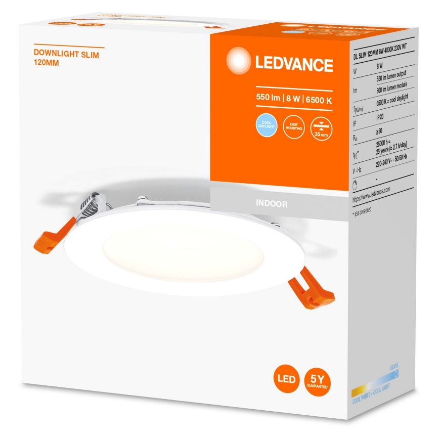 Ledvance - LED Recessed light SLIM LED/8W/230V 6500K