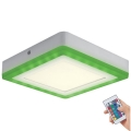 Ledvance - LED RGB Dimmable ceiling light LED/19W/230V + remote control