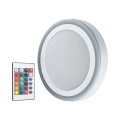Ledvance - LED RGB Dimmable ceiling light LED/38W/230V + remote control