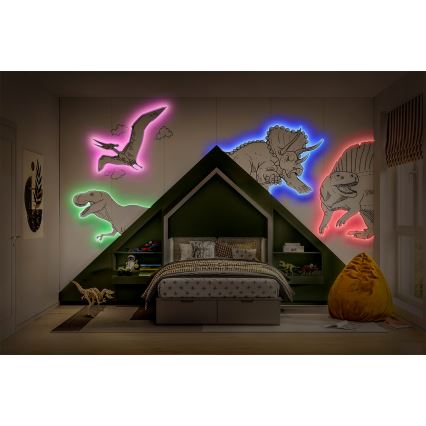 Ledvance - LED RGB Dimmable FLEX Strip 5m LED/10W/230V + Remote Control