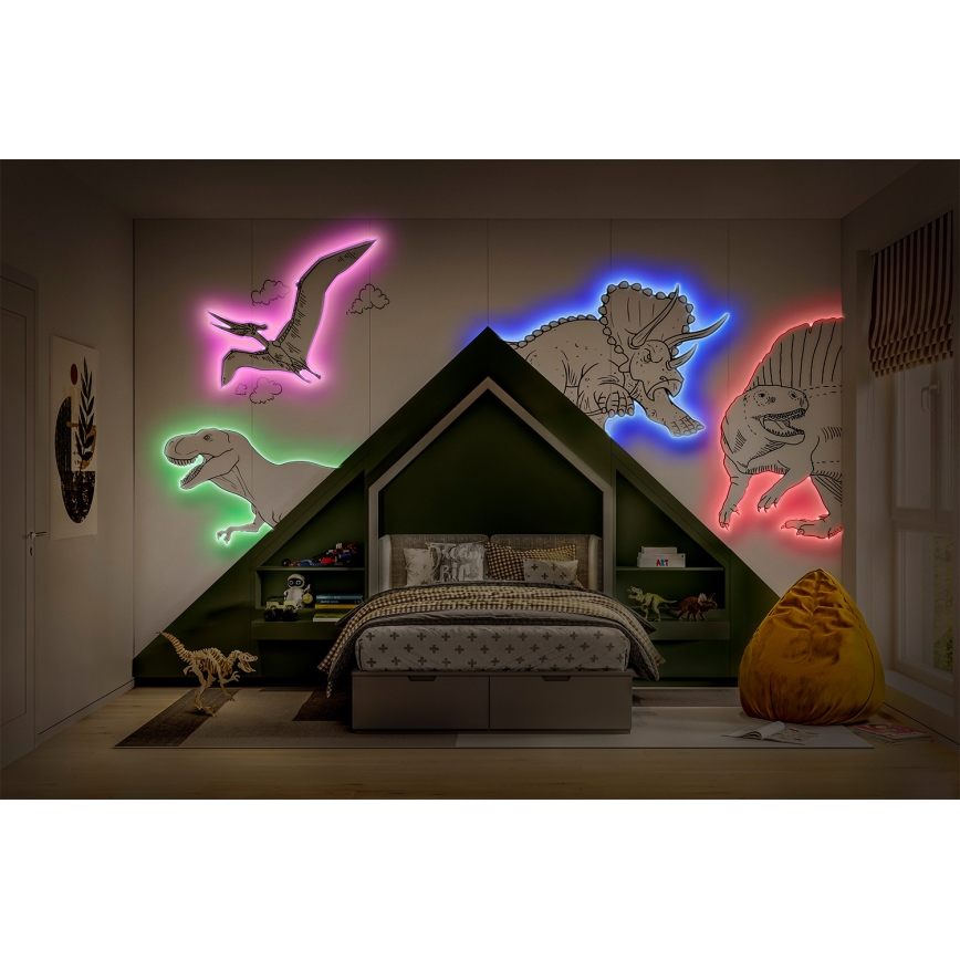 Ledvance - LED RGB Dimmable FLEX Strip 5m LED/10W/230V + Remote Control