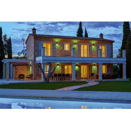 Ledvance- LED RGB Dimmable outdoor light SMART+ ROTARY 2xLED/5W/230V IP44 Wi-Fi