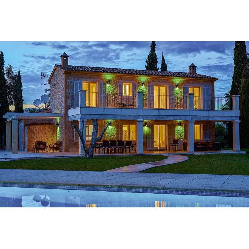 Ledvance- LED RGB Dimmable outdoor light SMART+ ROTARY 2xLED/5W/230V IP44 Wi-Fi
