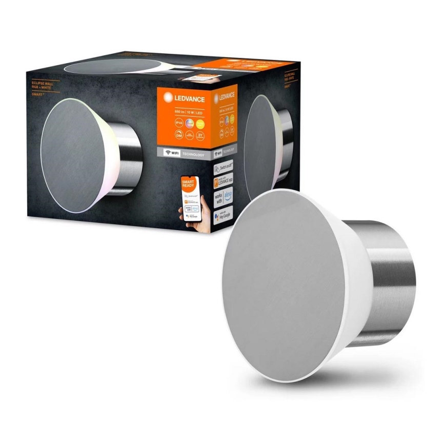 Ledvance- LED RGB Dimmable outdoor light SMART+ ECLIPSE LED/10W/230V IP44 Wi-Fi