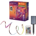 Ledvance - LED RGB Dimmable Solar Strip FLEX MAGIC 5m LED/1.6W/3.7V 2000 mAh IP44 + Remote Control