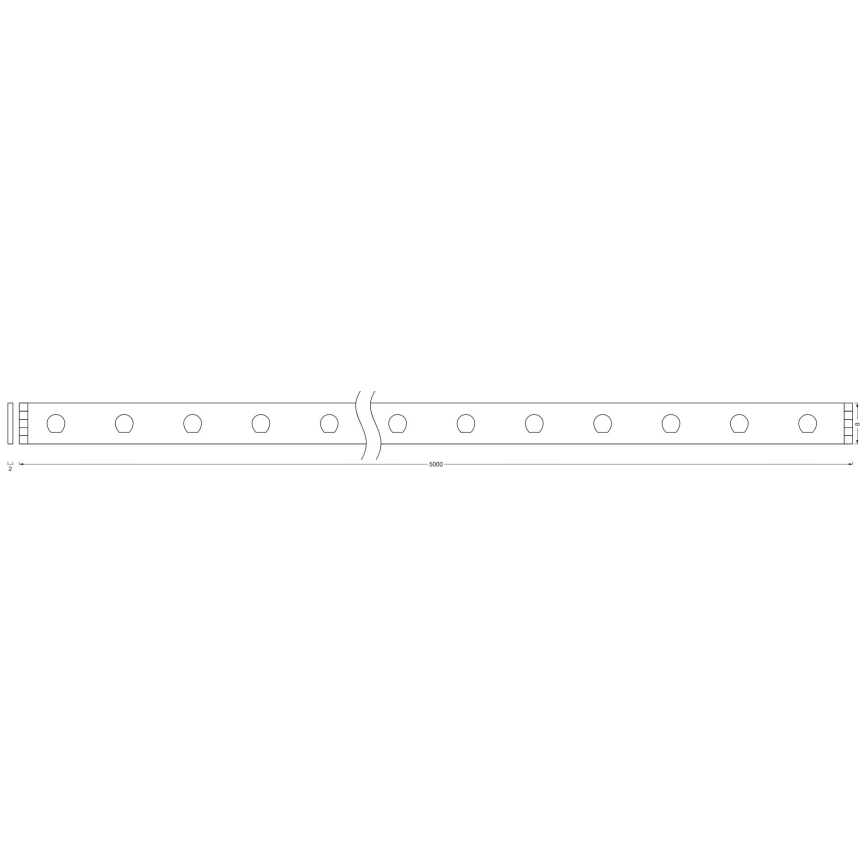 Ledvance - LED RGB Dimmable strip FLEX 5m LED/19W/230V + remote control