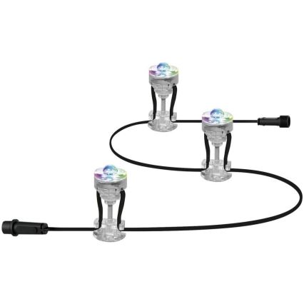 Ledvance - LED RGB Outdoor extension set SMART+ DOT 3xLED/0,7W/230V IP65 Wi-Fi