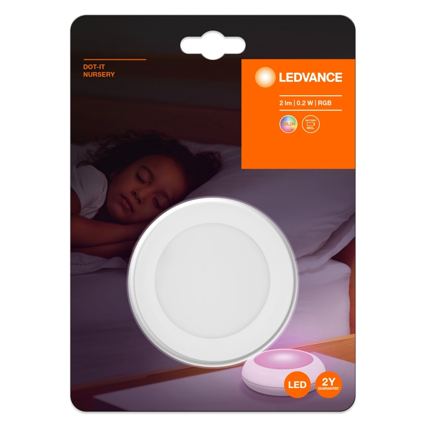 Ledvance - LED RGB Touch orientation light DOT-IT LED/0,2W/4,5V