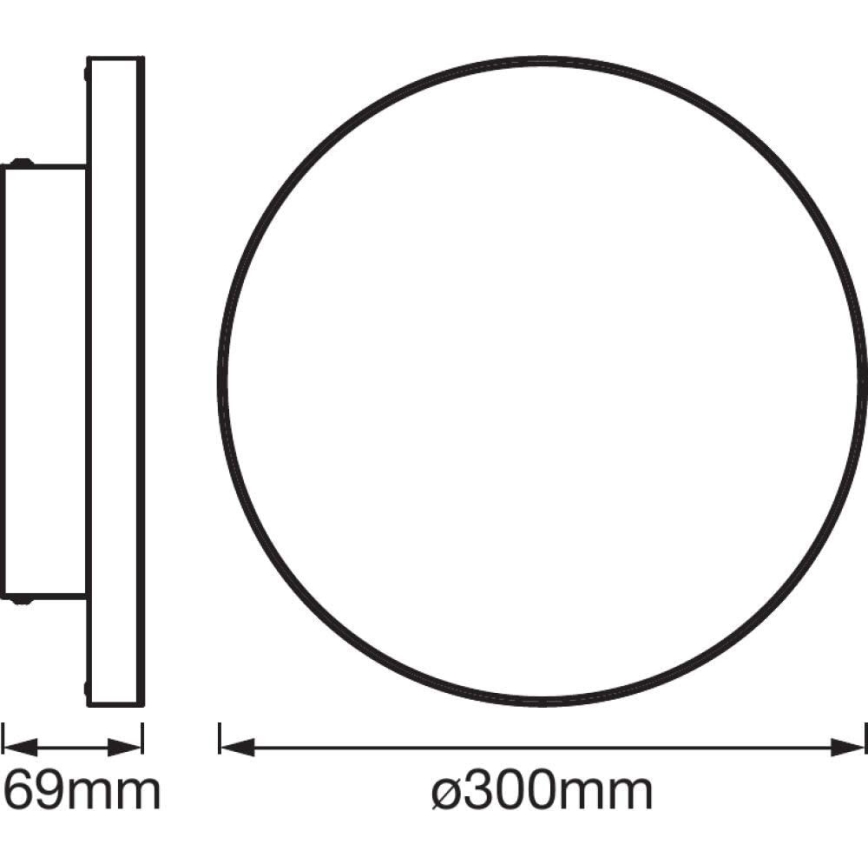 Ledvance - LED RGB+TW Dimmable light SMART+ FRAMELESS LED/20W/230V 3000K-6500K Wi-Fi