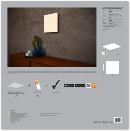 Ledvance - LED RGB+TW Dimmable light SMART+ FRAMELESS LED/40W/230V 3000K-6500K Wi-Fi