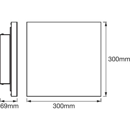 Ledvance - LED RGB+TW Dimmable ceiling light SMART+ FRAMELESS LED/20W/230V 3000K-6500K Wi-Fi