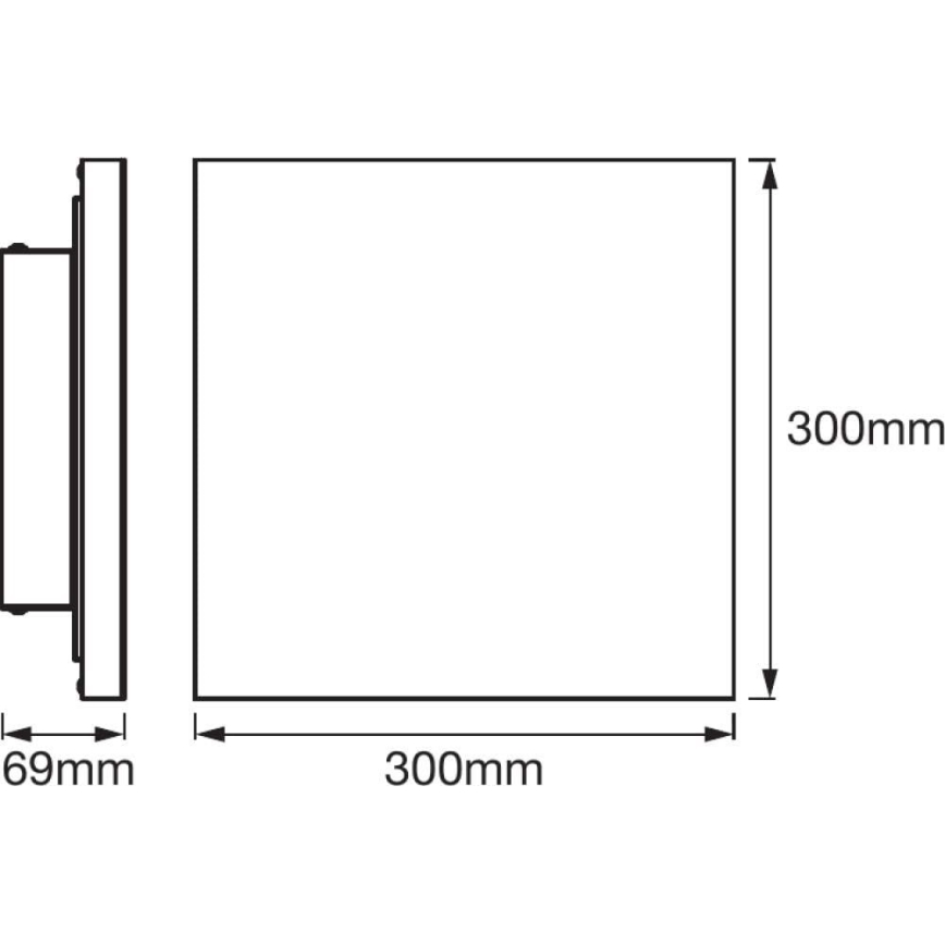 Ledvance - LED RGB+TW Dimmable ceiling light SMART+ FRAMELESS LED/20W/230V 3000K-6500K Wi-Fi