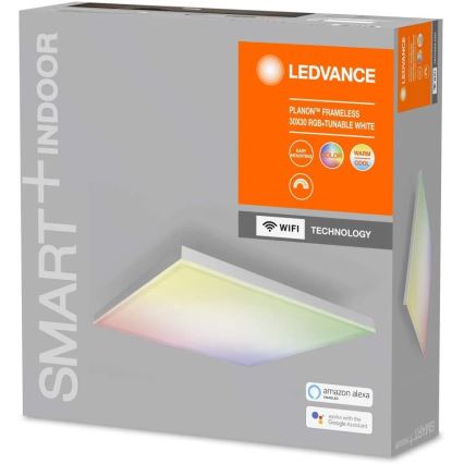 Ledvance - LED RGB+TW Dimmable ceiling light SMART+ FRAMELESS LED/20W/230V 3000K-6500K Wi-Fi