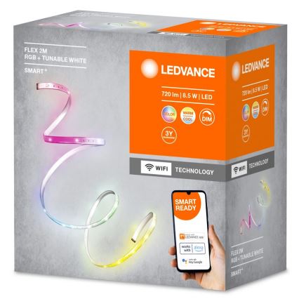 Ledvance - LED RGB+TW Dimmable strip SMART+ FLEX 2m LED/8,5W/230V Wi-Fi