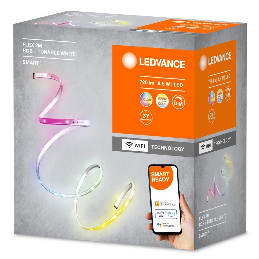 Ledvance - LED RGB+TW Dimmable strip SMART+ FLEX 2m LED/8,5W/230V Wi-Fi